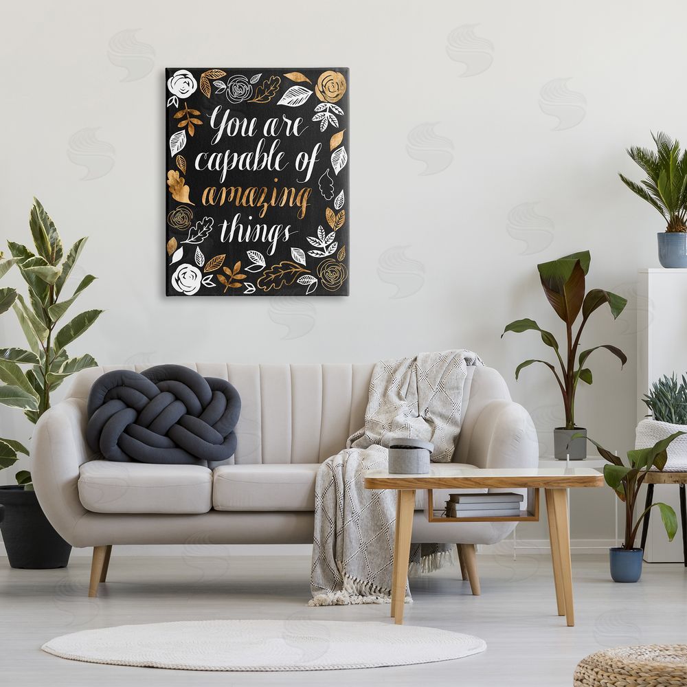 Grace Popp Capable of Amazing Things Encouragement Autumn Floral