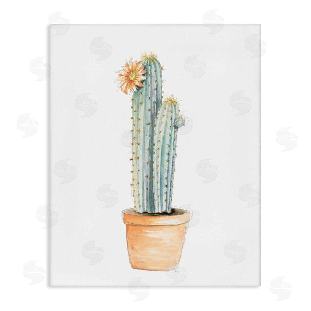 Patricia Pinto Flowering Cactus Pop Minimal Southwestern Tones