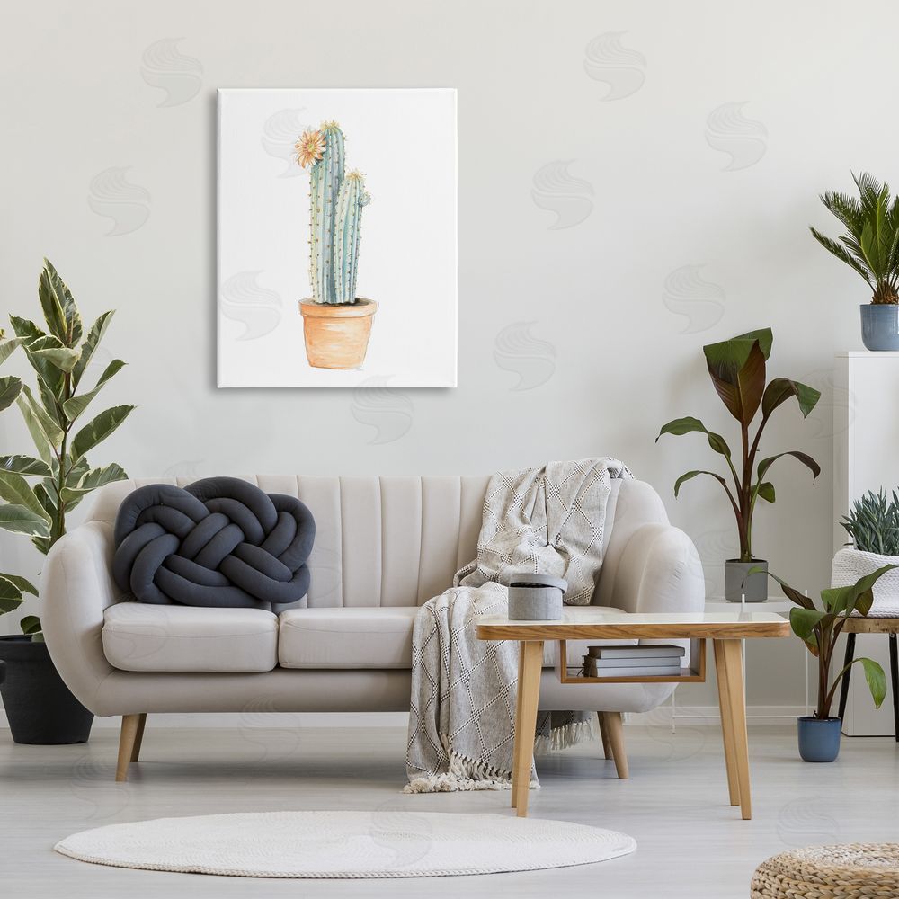 Patricia Pinto Flowering Cactus Pop Minimal Southwestern Tones