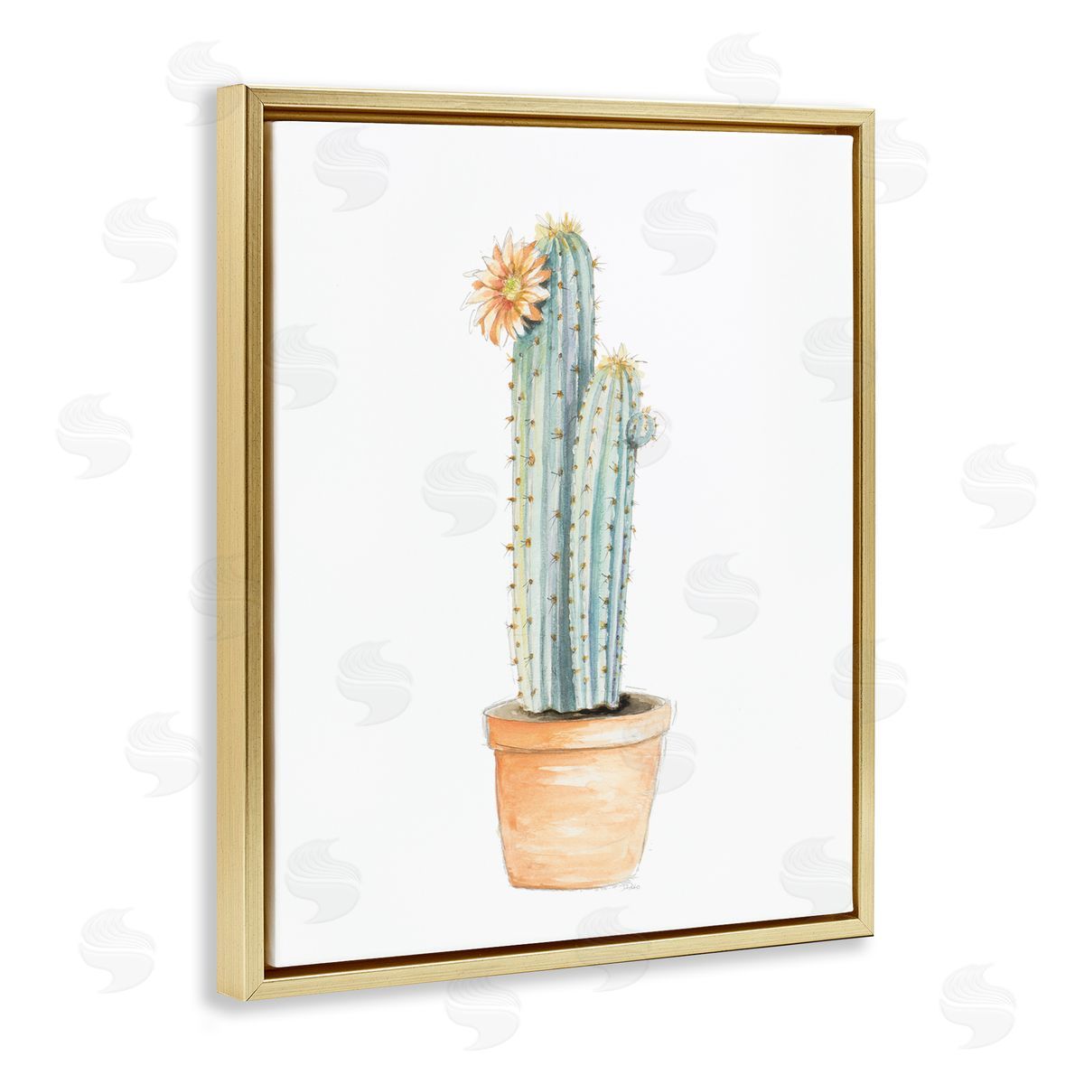Patricia Pinto Flowering Cactus Pop Minimal Southwestern Tones