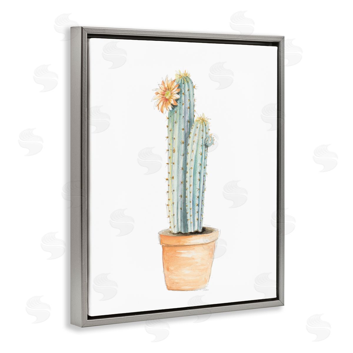 Patricia Pinto Flowering Cactus Pop Minimal Southwestern Tones