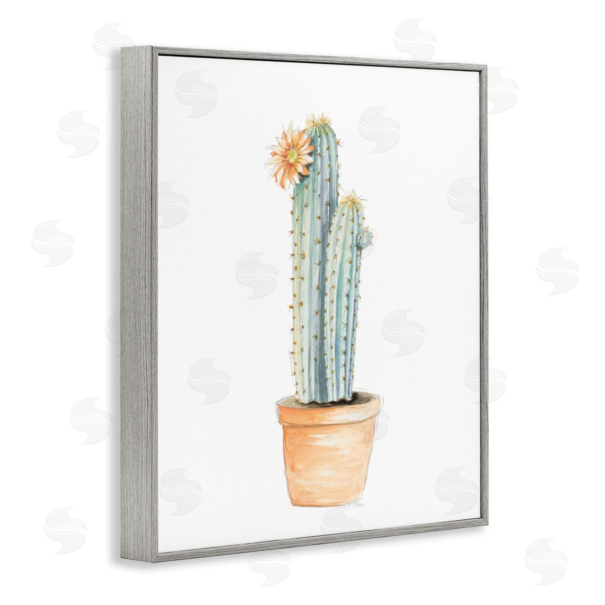 Patricia Pinto Flowering Cactus Pop Minimal Southwestern Tones