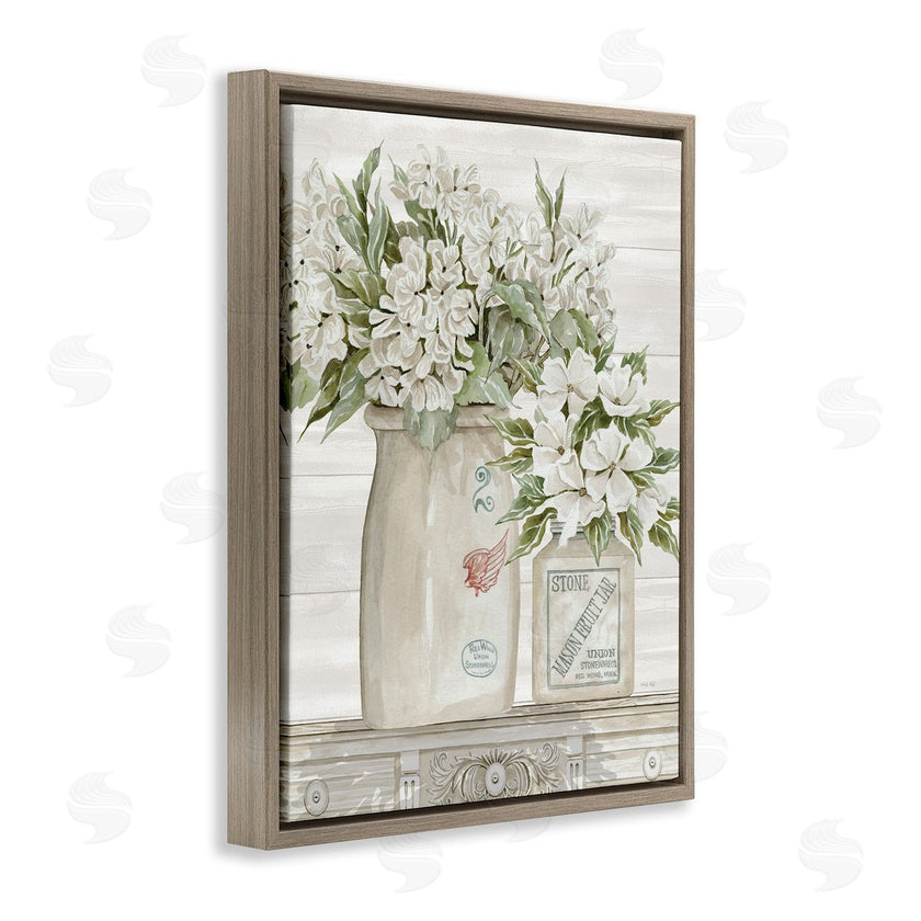 Cindy Jacobs | Alluring White Floral Jars