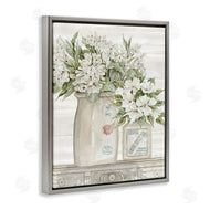 Cindy Jacobs | Alluring White Floral Jars