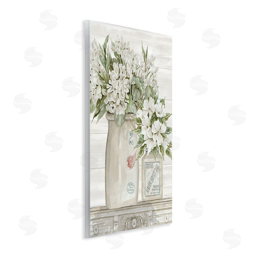 Cindy Jacobs | Alluring White Floral Jars