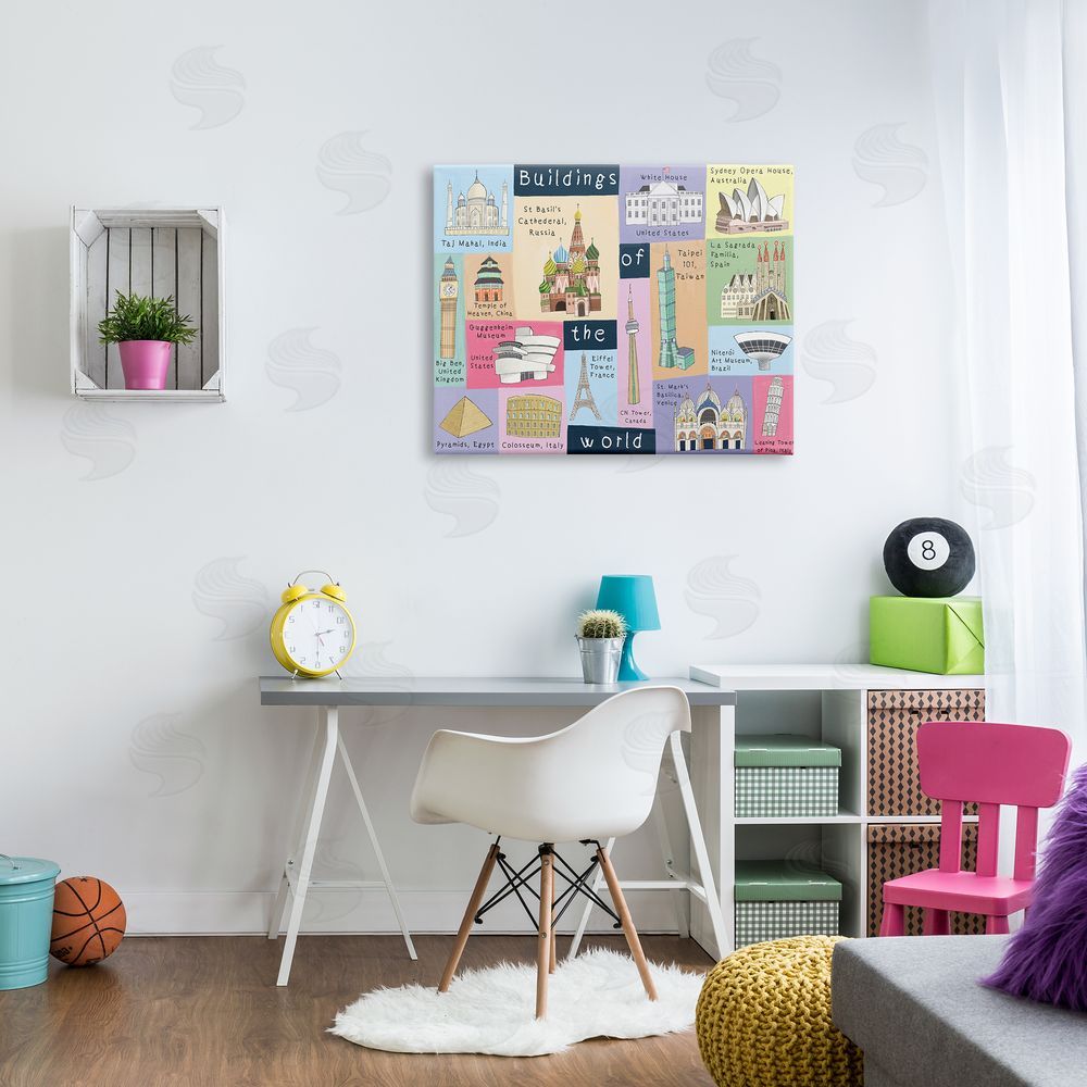 Carla Daly Building of the World Kid's Chart Architectural Landmarks