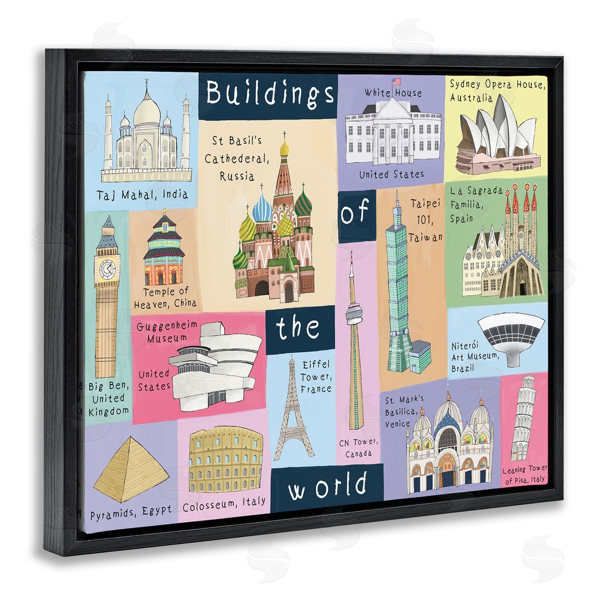Carla Daly Building of the World Kid's Chart Architectural Landmarks