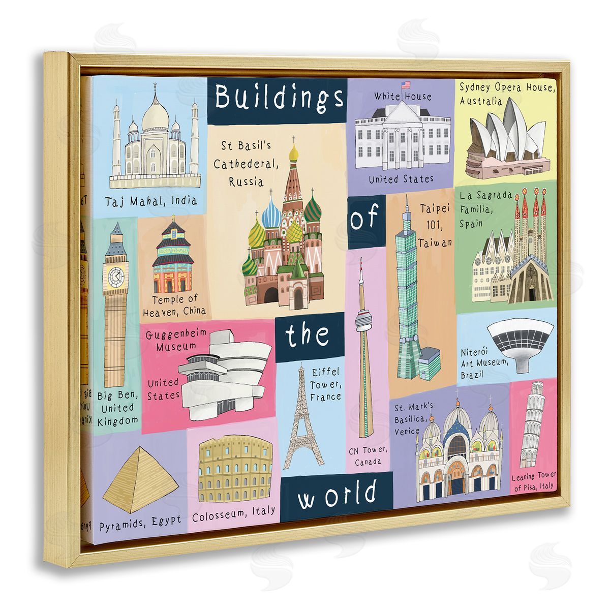 Carla Daly Building of the World Kid's Chart Architectural Landmarks