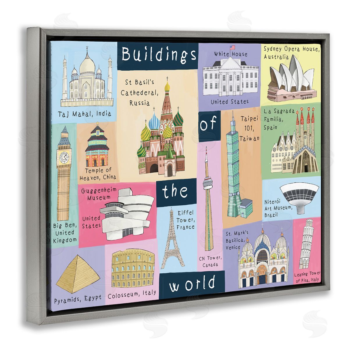 Carla Daly Building of the World Kid's Chart Architectural Landmarks