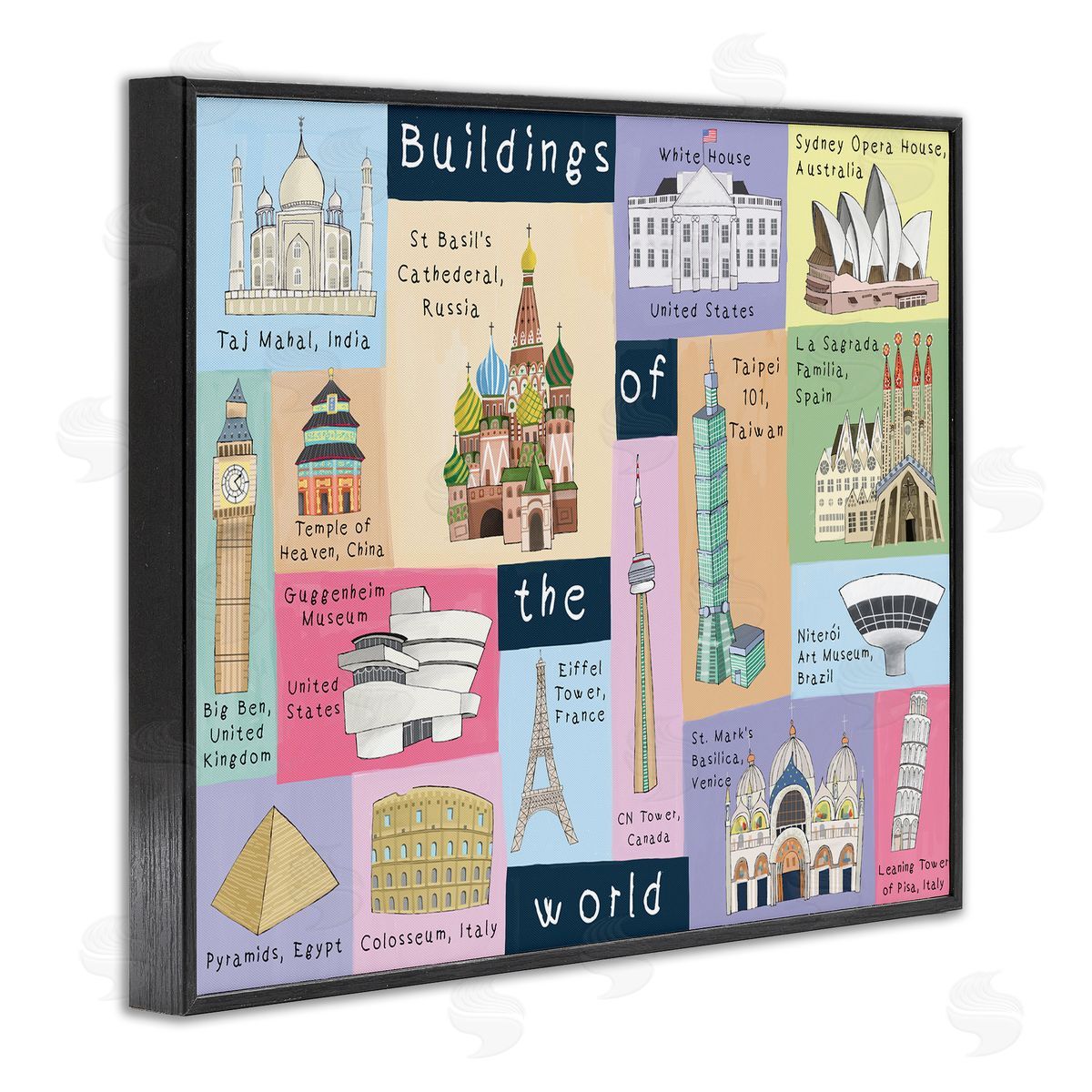 Carla Daly Building of the World Kid's Chart Architectural Landmarks