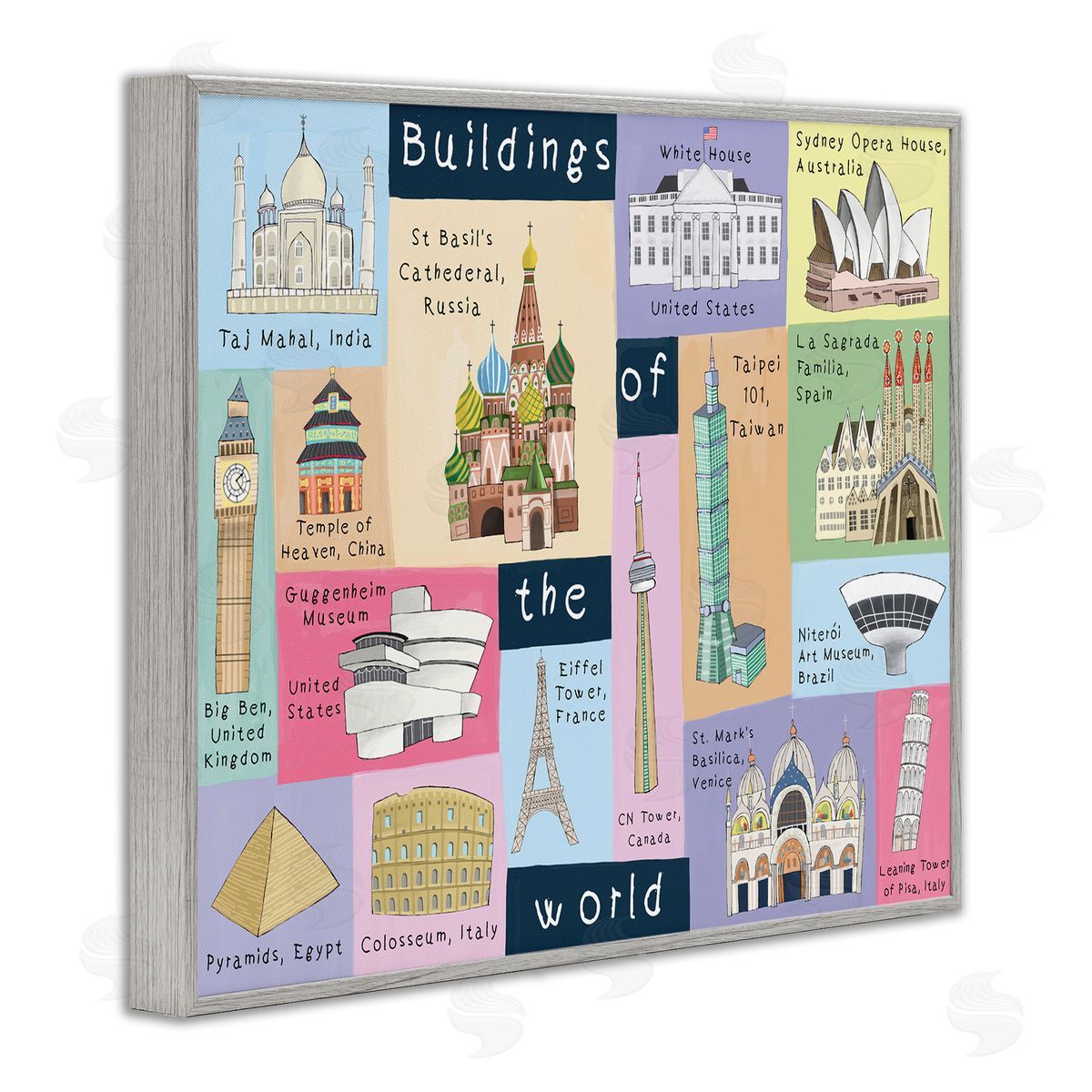Carla Daly Building of the World Kid's Chart Architectural Landmarks