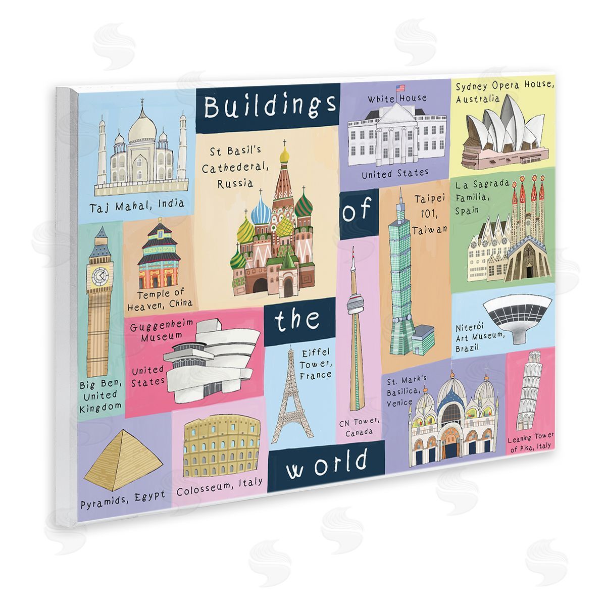 Carla Daly Building of the World Kid's Chart Architectural Landmarks