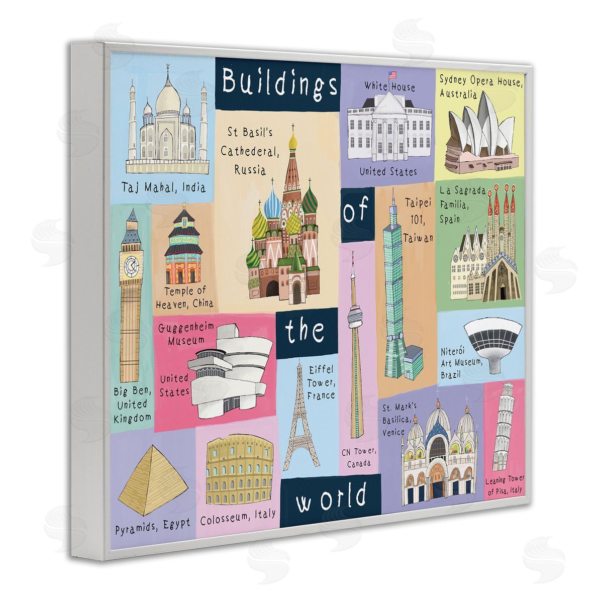 Carla Daly Building of the World Kid's Chart Architectural Landmarks
