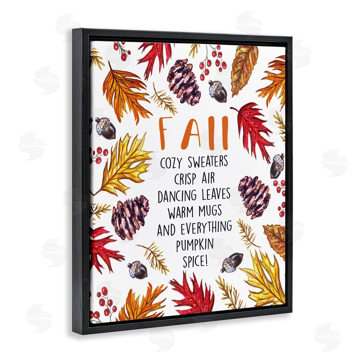 Elizabeth Tyndall Fall Favorite Pastimes List Forest Foliage Wreath