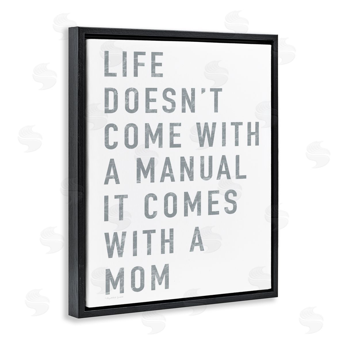 Elizabeth Tyndall Doesn't Come With Manual Mom Appreciation Phrase Grey Text