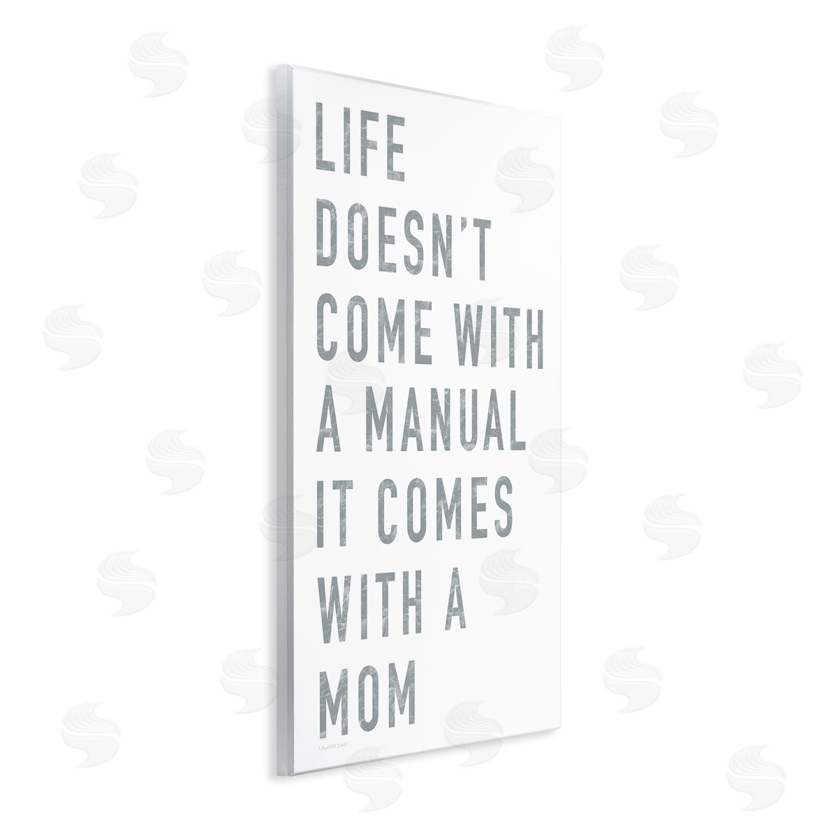 Elizabeth Tyndall Doesn't Come With Manual Mom Appreciation Phrase Grey Text
