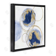 Natalie Harris | Golden Rings and Circles Abstraction
