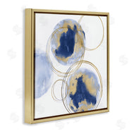 Natalie Harris | Golden Rings and Circles Abstraction