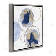 Natalie Harris | Golden Rings and Circles Abstraction