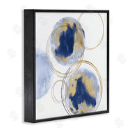 Natalie Harris | Golden Rings and Circles Abstraction