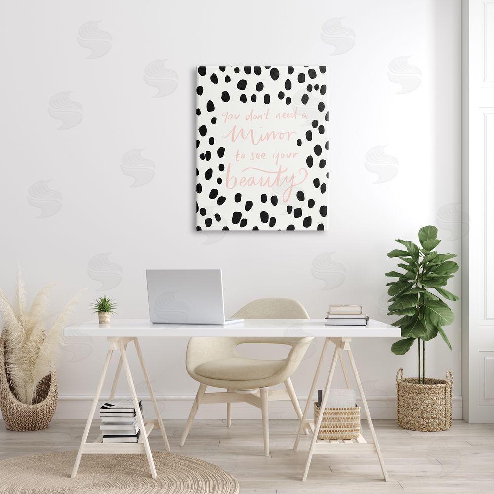 Heather McLaughlin Don't Need A Mirror Sentiment Beauty Positivity Polka-Dots