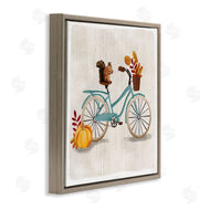 Jackie Quigley | Squirrel on Autumnal Bicycle
