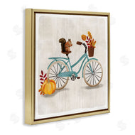 Jackie Quigley | Squirrel on Autumnal Bicycle