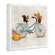 Jackie Quigley | Squirrel on Autumnal Bicycle