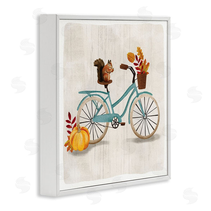 Jackie Quigley | Squirrel on Autumnal Bicycle