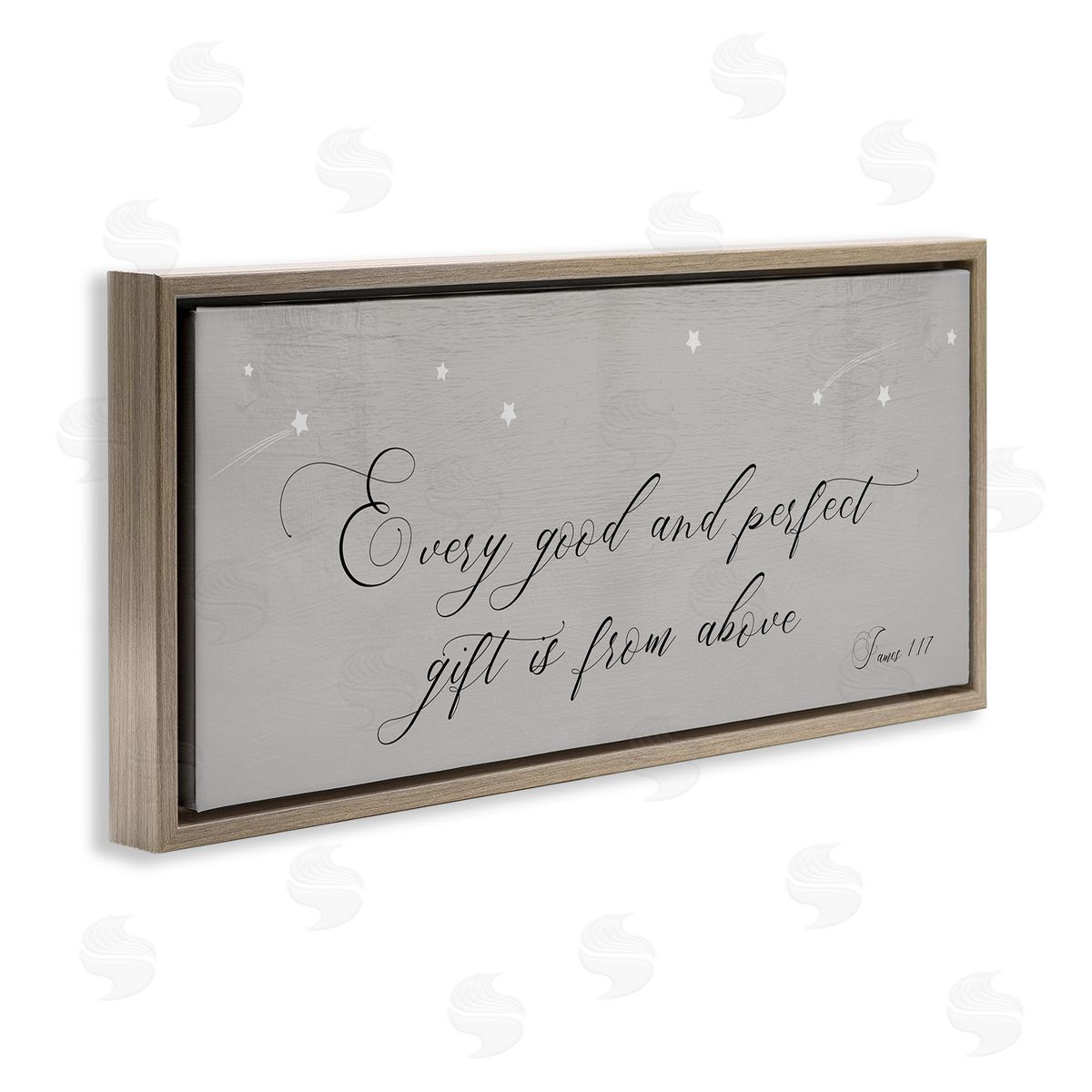 Stupell Studio Gift fr_sideom Above James 1:17 Proverbs Shooting Stars