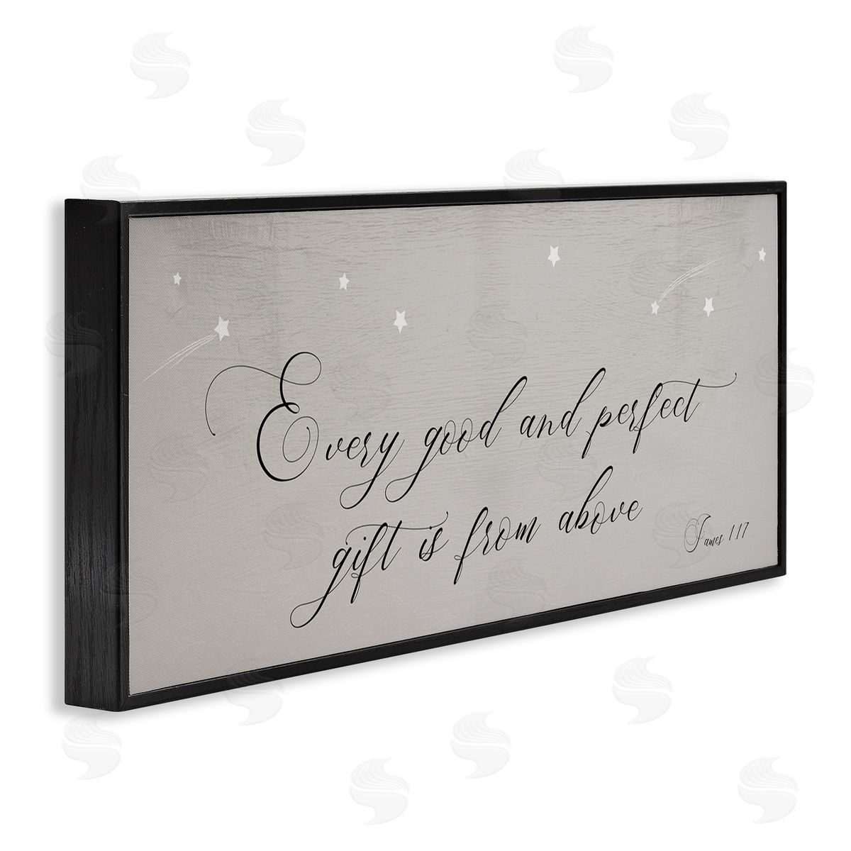 Stupell Studio Gift fr_sideom Above James 1:17 Proverbs Shooting Stars
