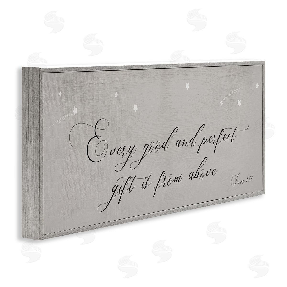 Stupell Studio Gift fr_sideom Above James 1:17 Proverbs Shooting Stars