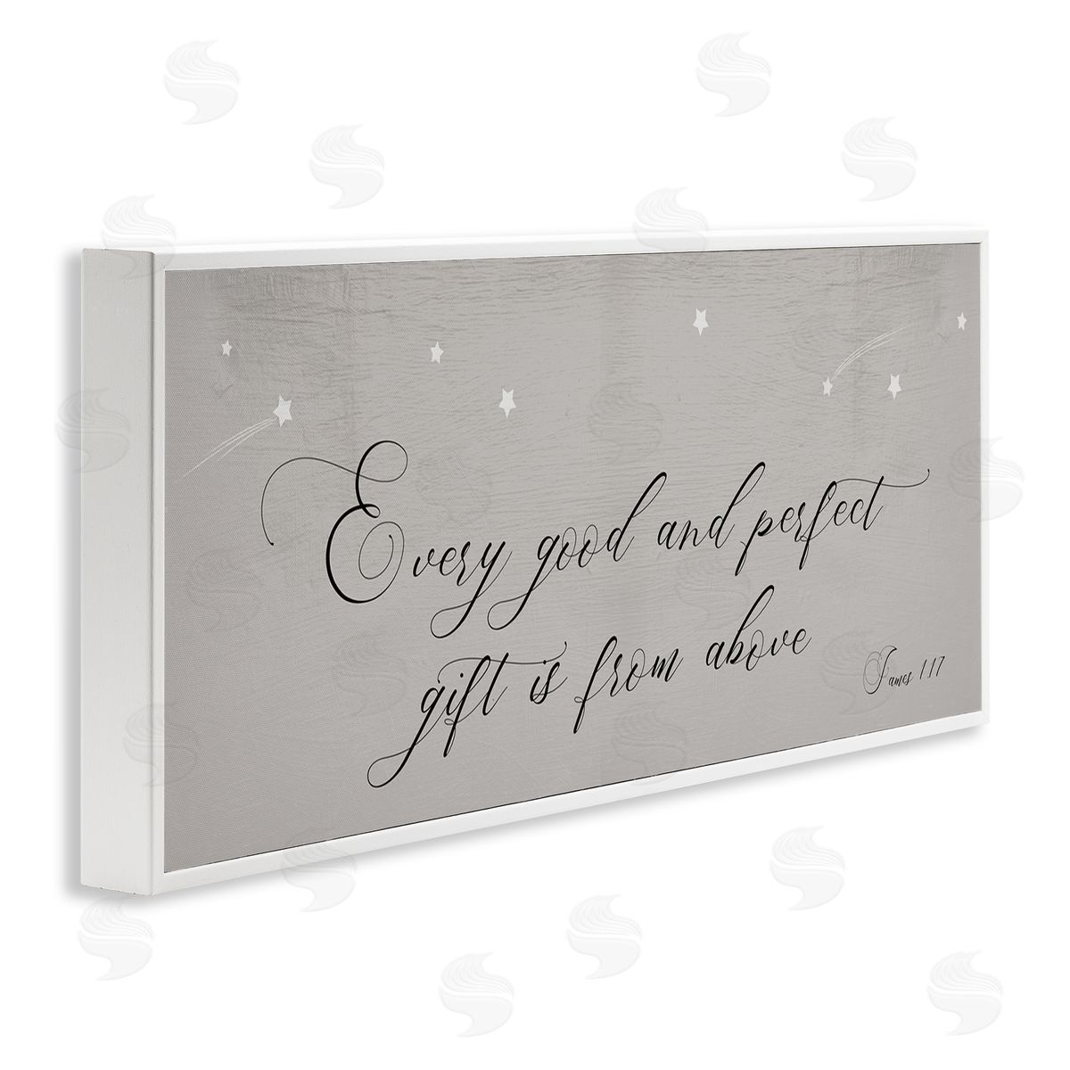 Stupell Studio Gift fr_sideom Above James 1:17 Proverbs Shooting Stars