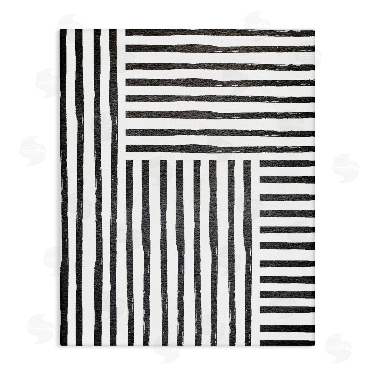 Leah Straatsma Dominant Patterned Perpendicular Lines Modern Minimal Abstraction