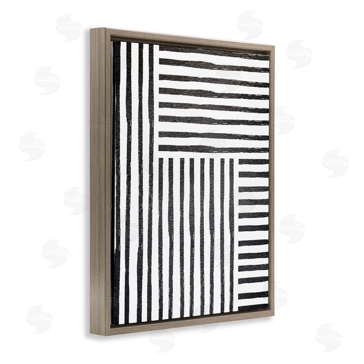 Leah Straatsma Dominant Patterned Perpendicular Lines Modern Minimal Abstraction