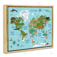 Lisa Whitebutton | Kid's Favorite Animals World Map