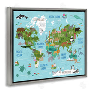 Lisa Whitebutton | Kid's Favorite Animals World Map