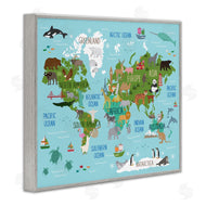 Lisa Whitebutton | Kid's Favorite Animals World Map