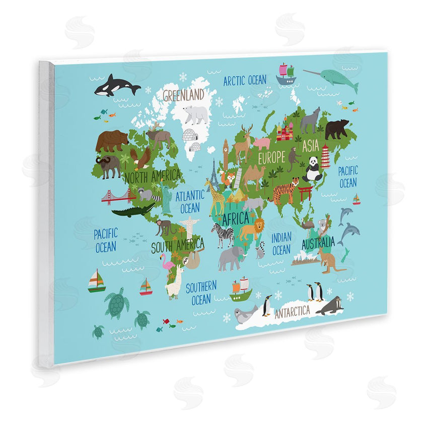 Lisa Whitebutton | Kid's Favorite Animals World Map