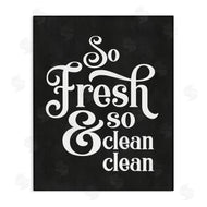Lettered and Lined | So Fresh & Clean Laundry Phrase