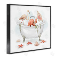 Ziwei Li | Flamingo Trio in Nautical Tub