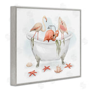 Ziwei Li | Flamingo Trio in Nautical Tub