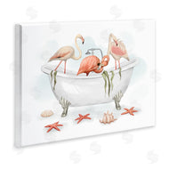 Ziwei Li | Flamingo Trio in Nautical Tub