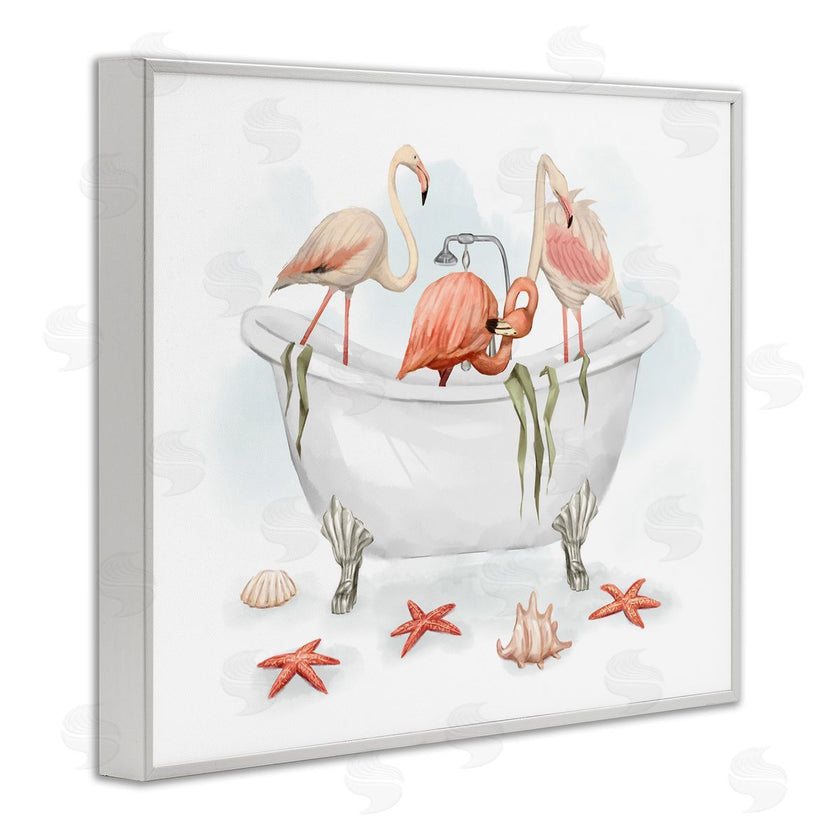 Ziwei Li | Flamingo Trio in Nautical Tub