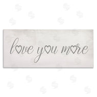 Stupell Studio | Love You More Heart Icon
