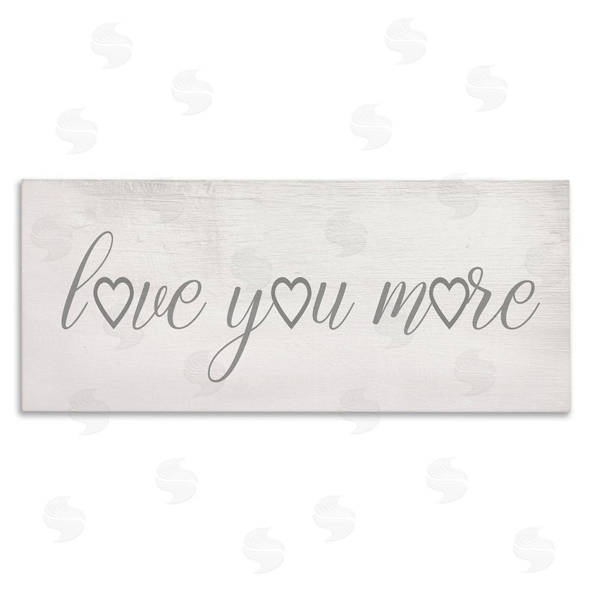 Stupell Studio | Love You More Heart Icon