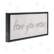 Stupell Studio | Love You More Heart Icon