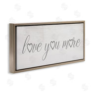 Stupell Studio | Love You More Heart Icon