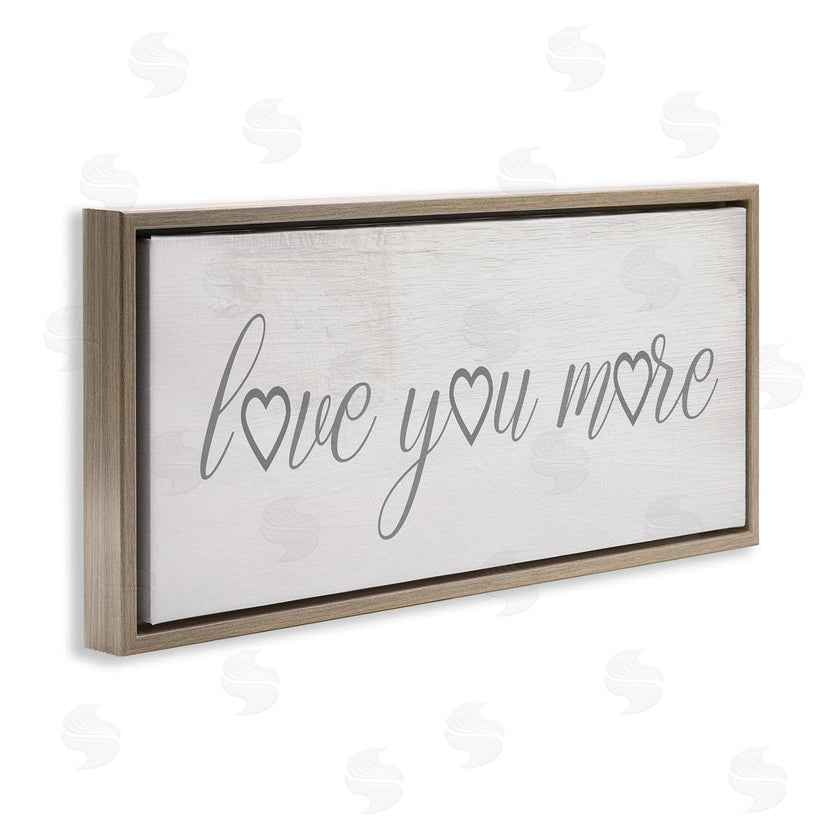 Stupell Studio | Love You More Heart Icon