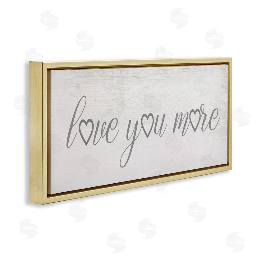 Stupell Studio | Love You More Heart Icon